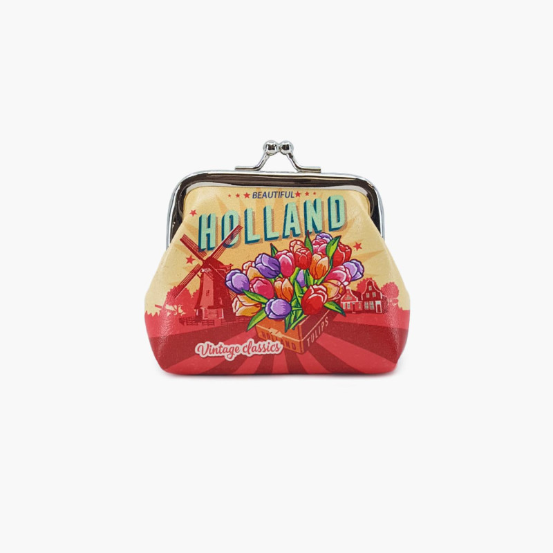 Holland Portemonnee Flowers of Holland - met Polsband Holland Portemonnee Flowers of Holland - met Polsband