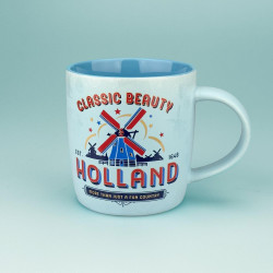 Holland Beker Classic Beauty - Blauw/Wit