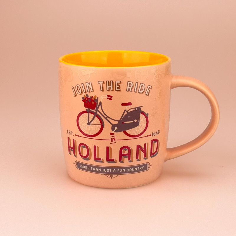 Holland Beker Join the Ride - Oranje/Geel Holland Beker Join the Ride - Oranje/Geel