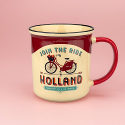 Holland Beker Vintage Join the Ride - Rood/Crème