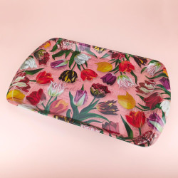 Dienblad Melamine Pretty Tulips Roze 24 x 36 cm | Bloemen Dienblad
