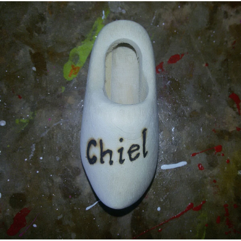 Dasklompje met naam gebrand